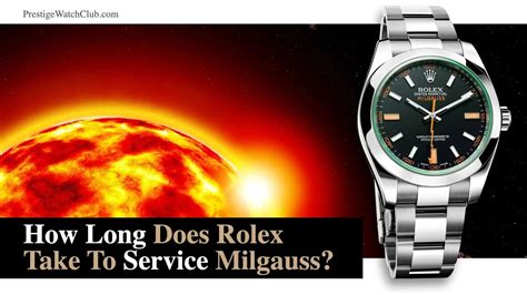 how long does it take to service a rolex